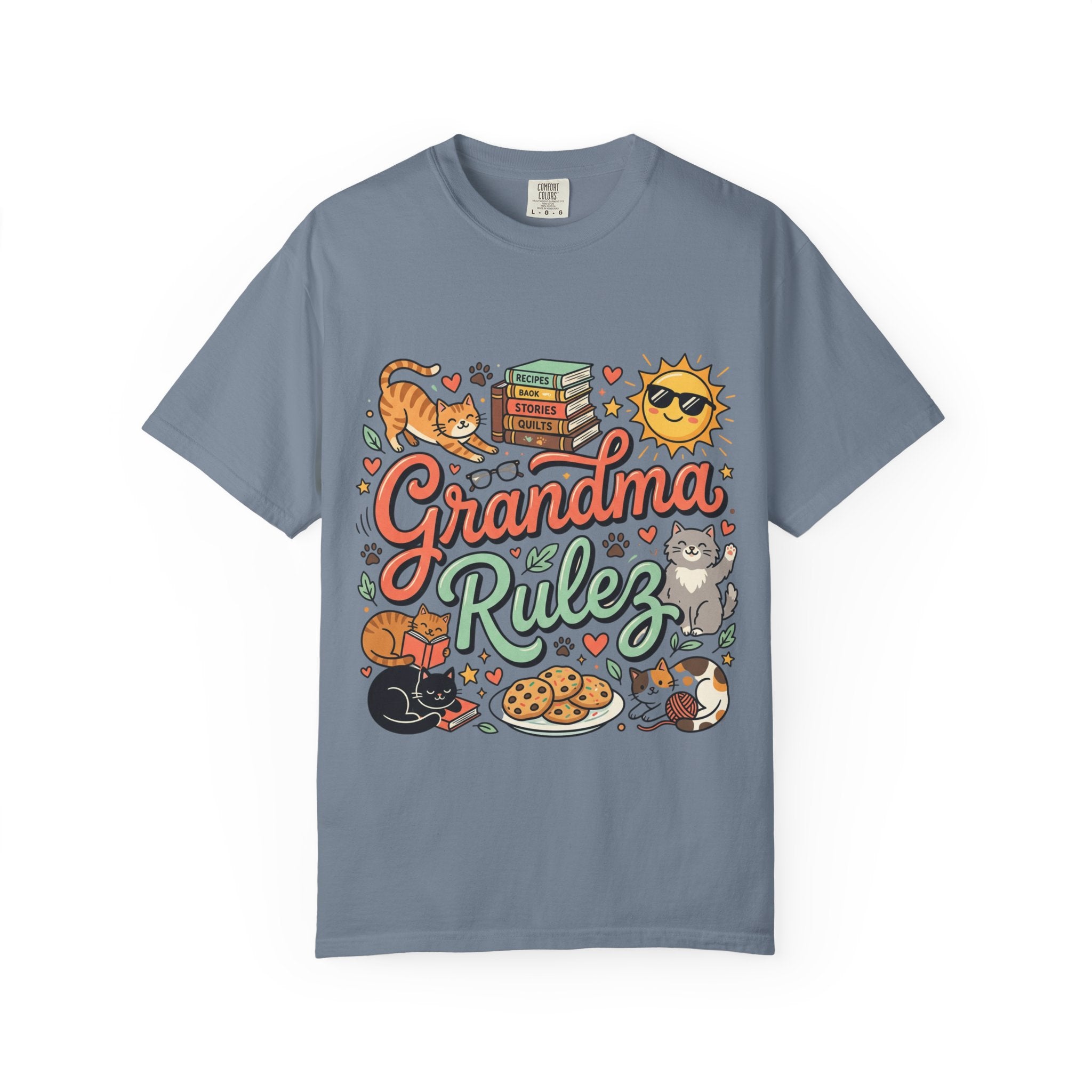 Grandma Rulez Cute Retro T-Shirt