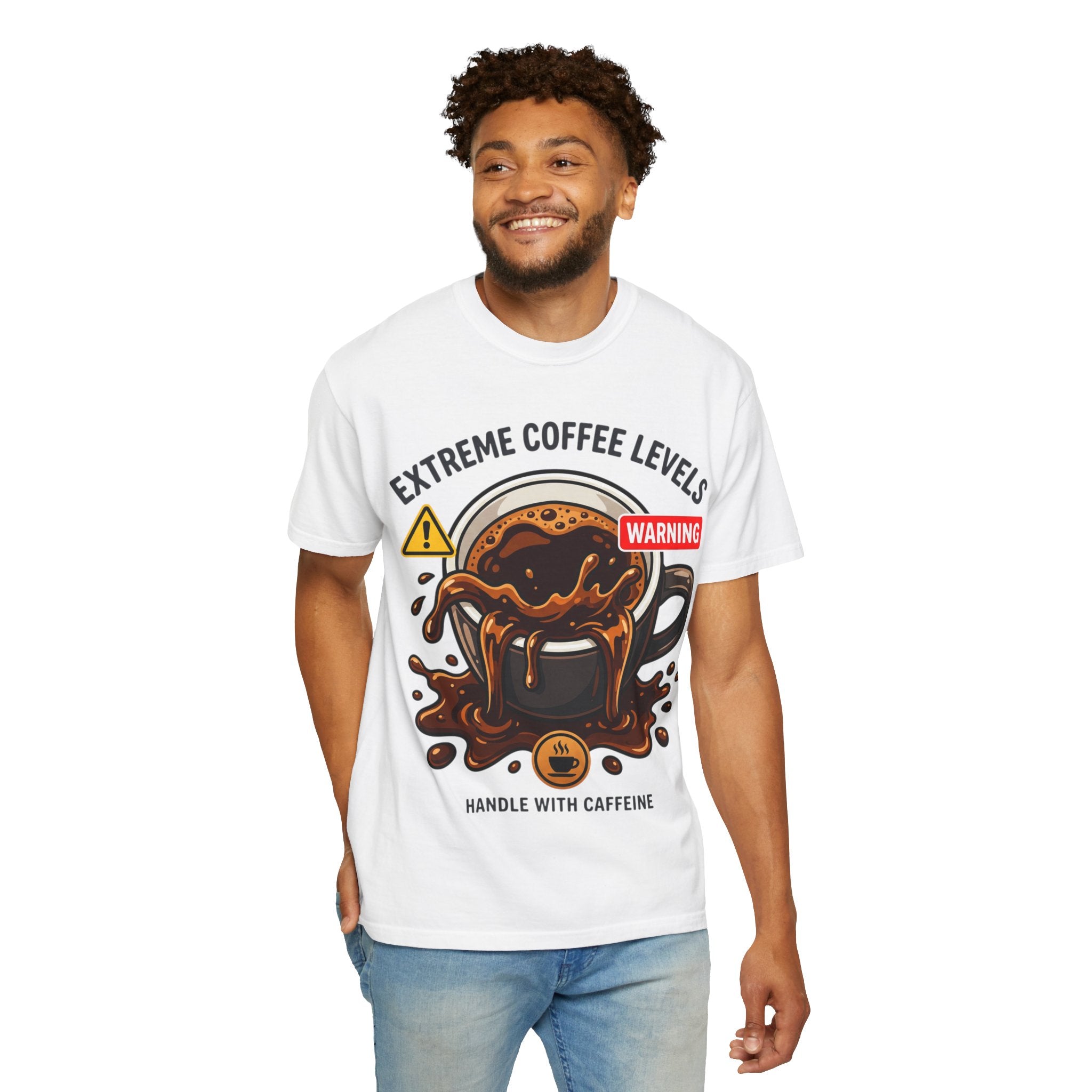 Extreme Coffee Levels Graphic Tee