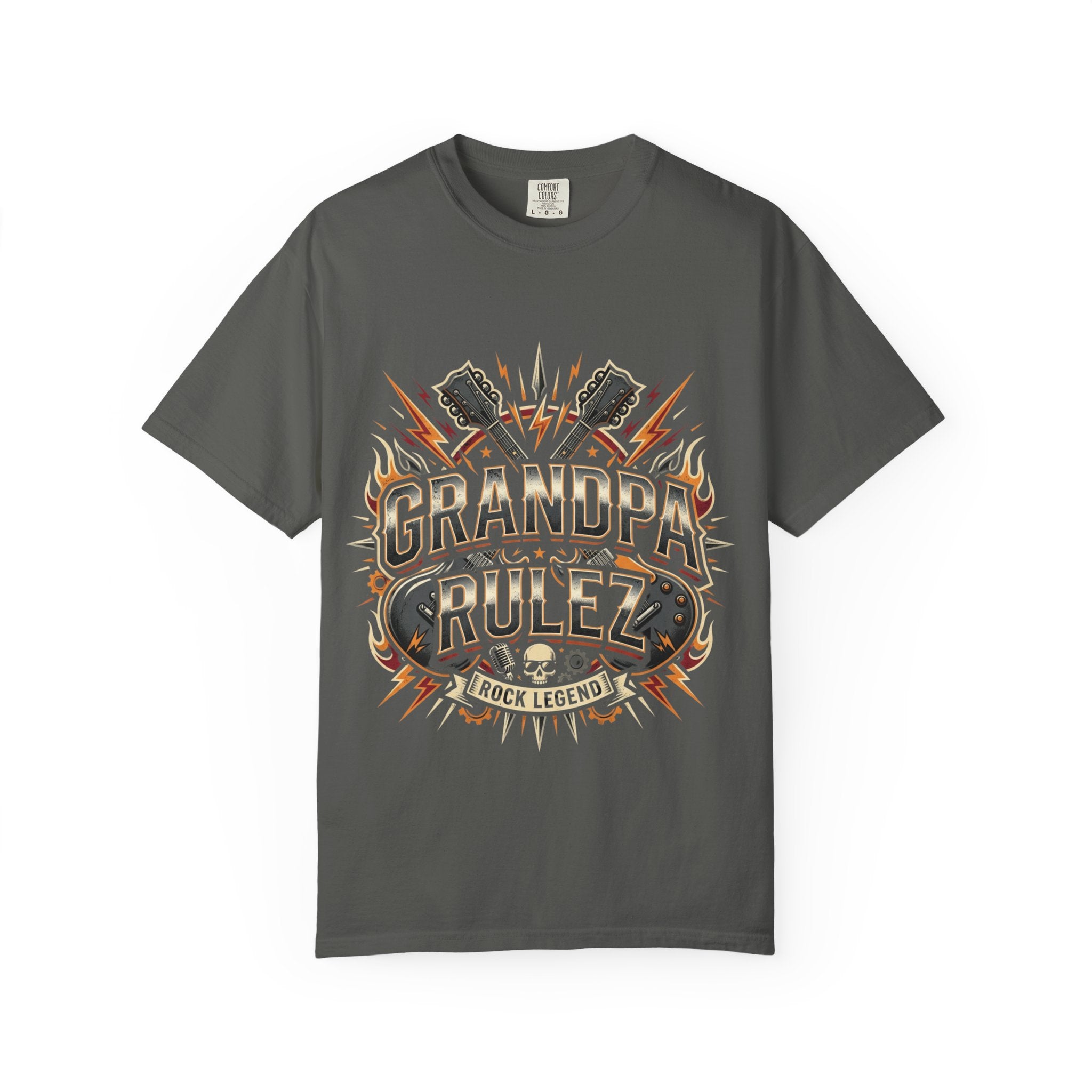 Grandpa Rulez Retro Graphic T-Shirt