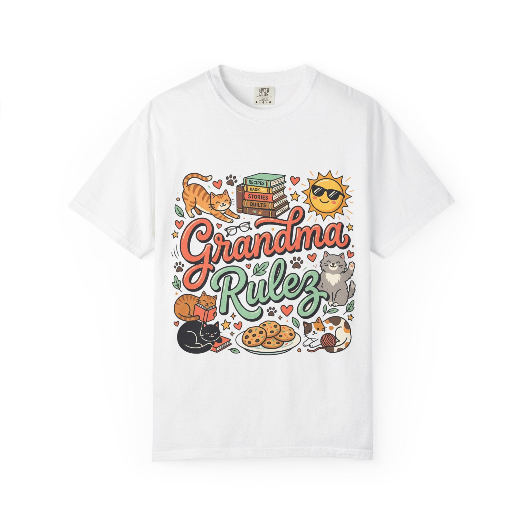 Grandma Rulez Cute Retro T-Shirt