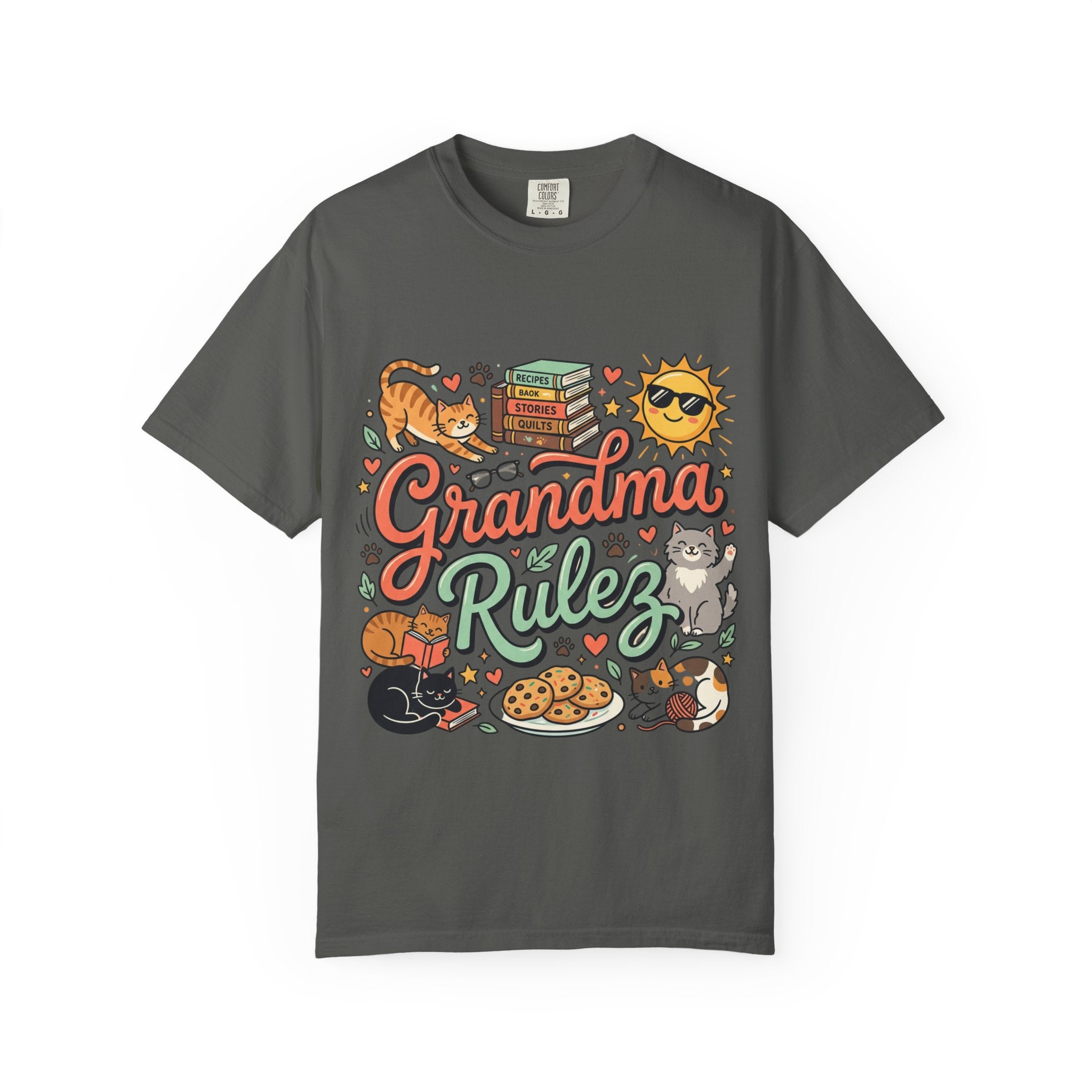 Grandma Rulez Cute Retro T-Shirt