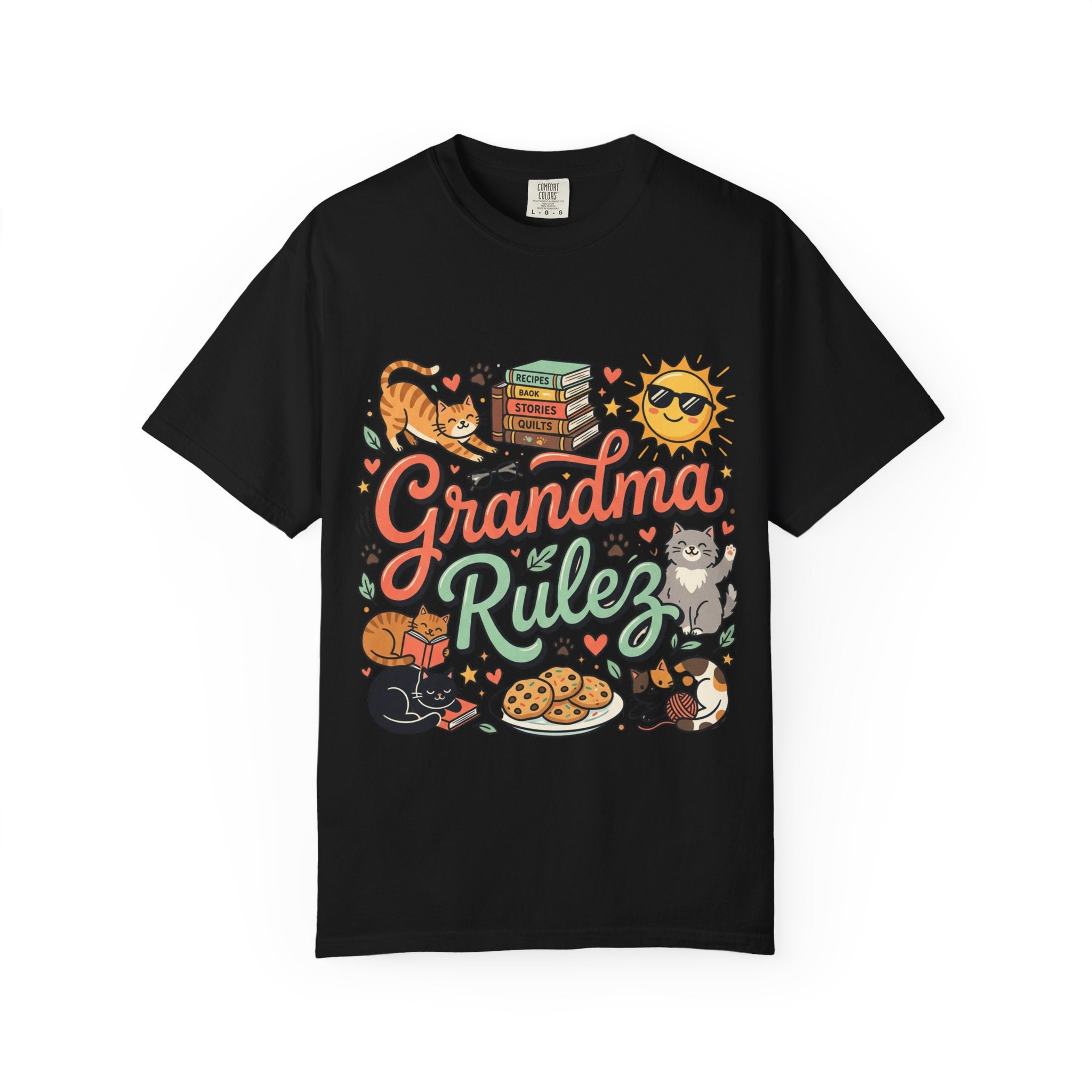 Grandma Rulez Cute Retro T-Shirt