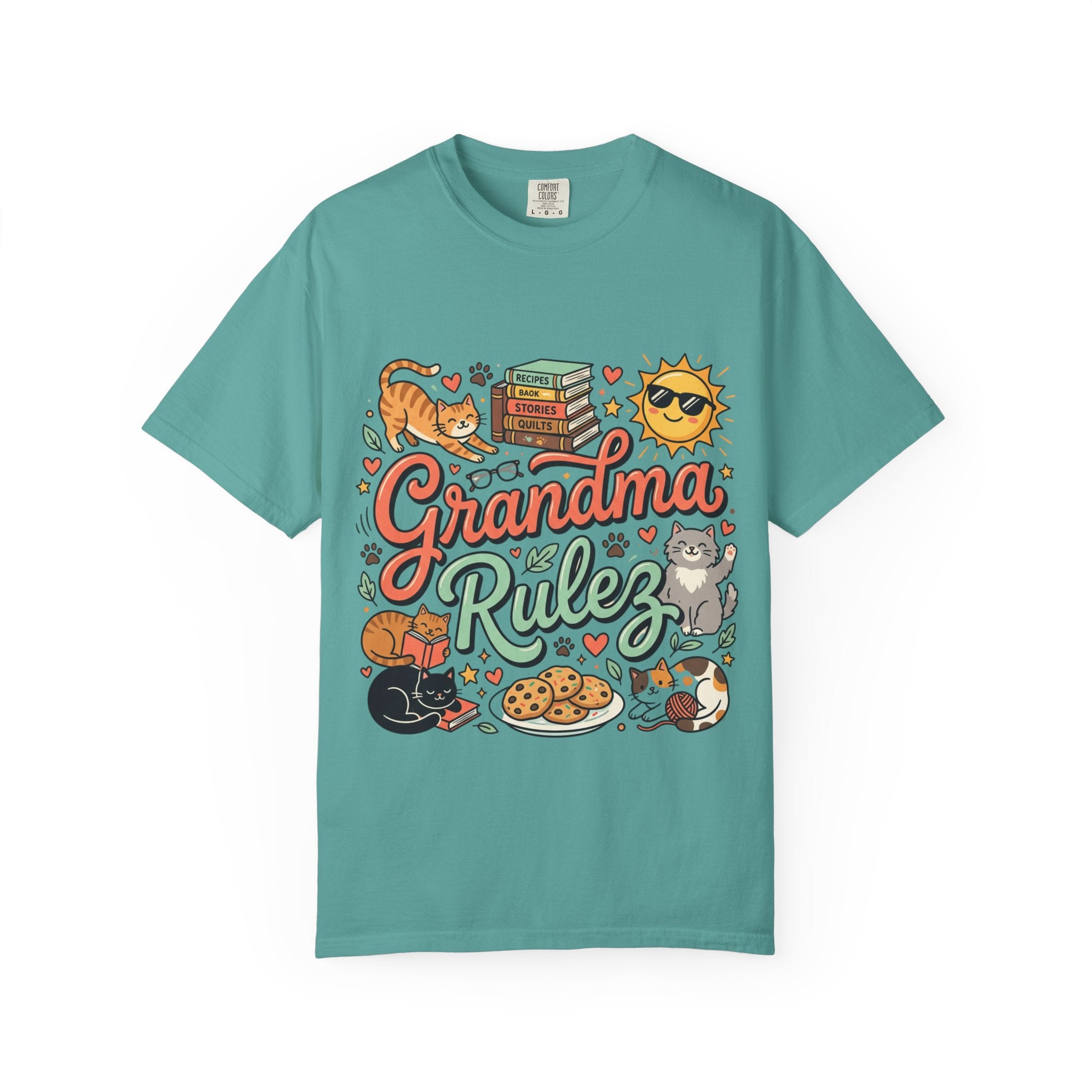 Grandma Rulez Cute Retro T-Shirt