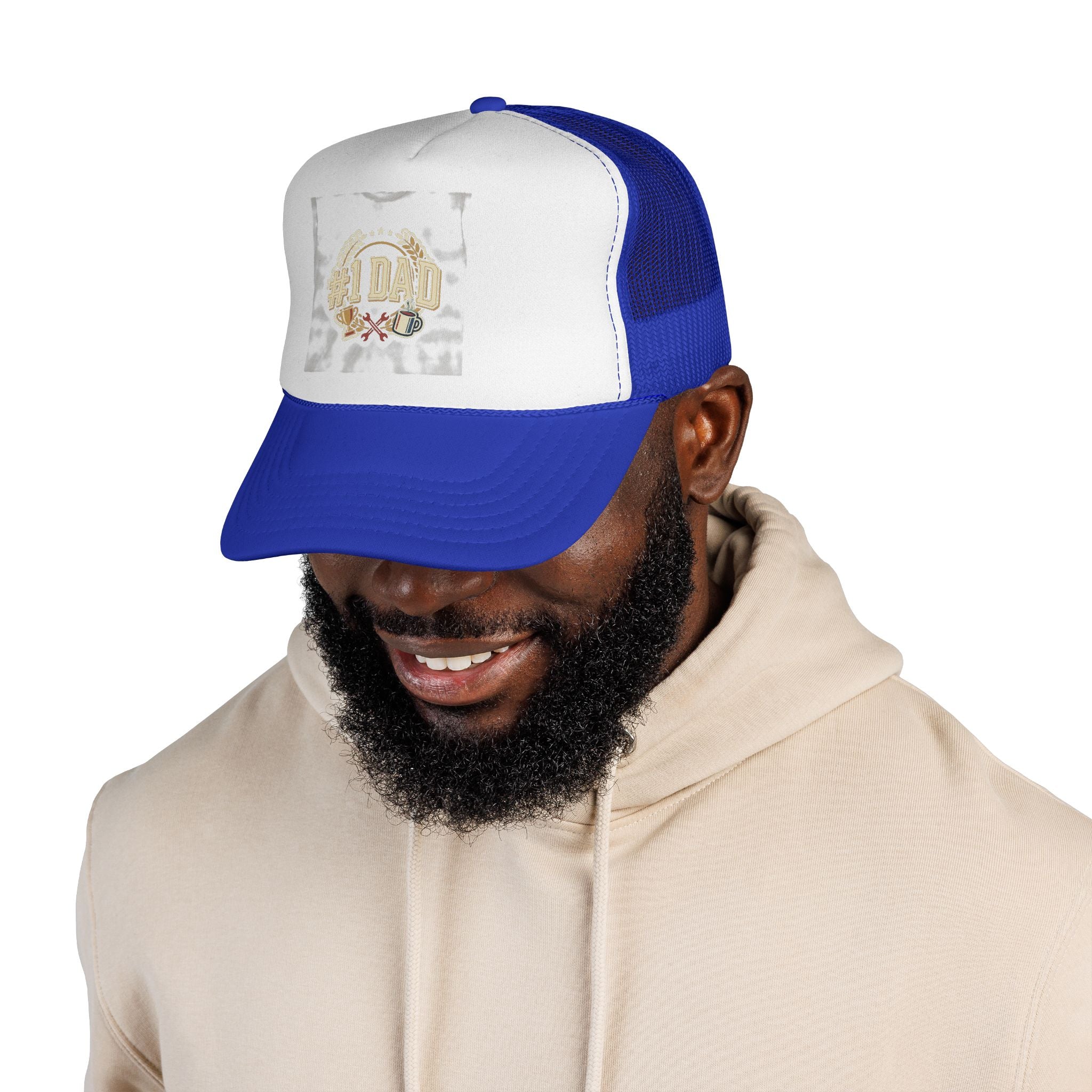 Trucker Cap — Vintage Beer Emblem Design