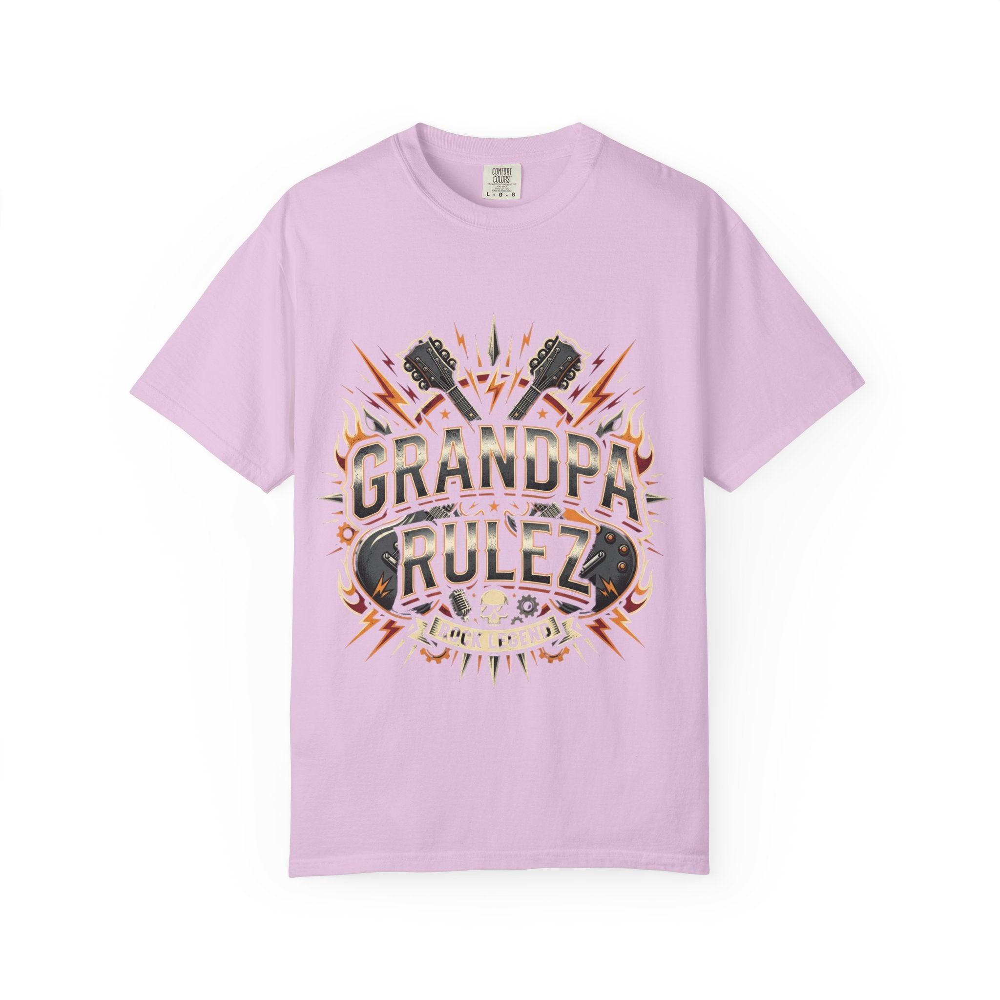 Grandpa Rulez Retro Graphic T-Shirt