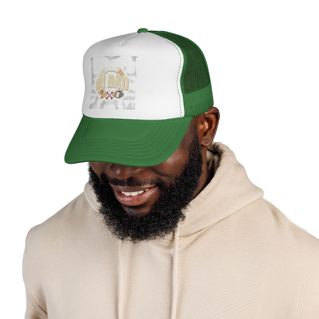 Trucker Cap — Vintage Beer Emblem Design