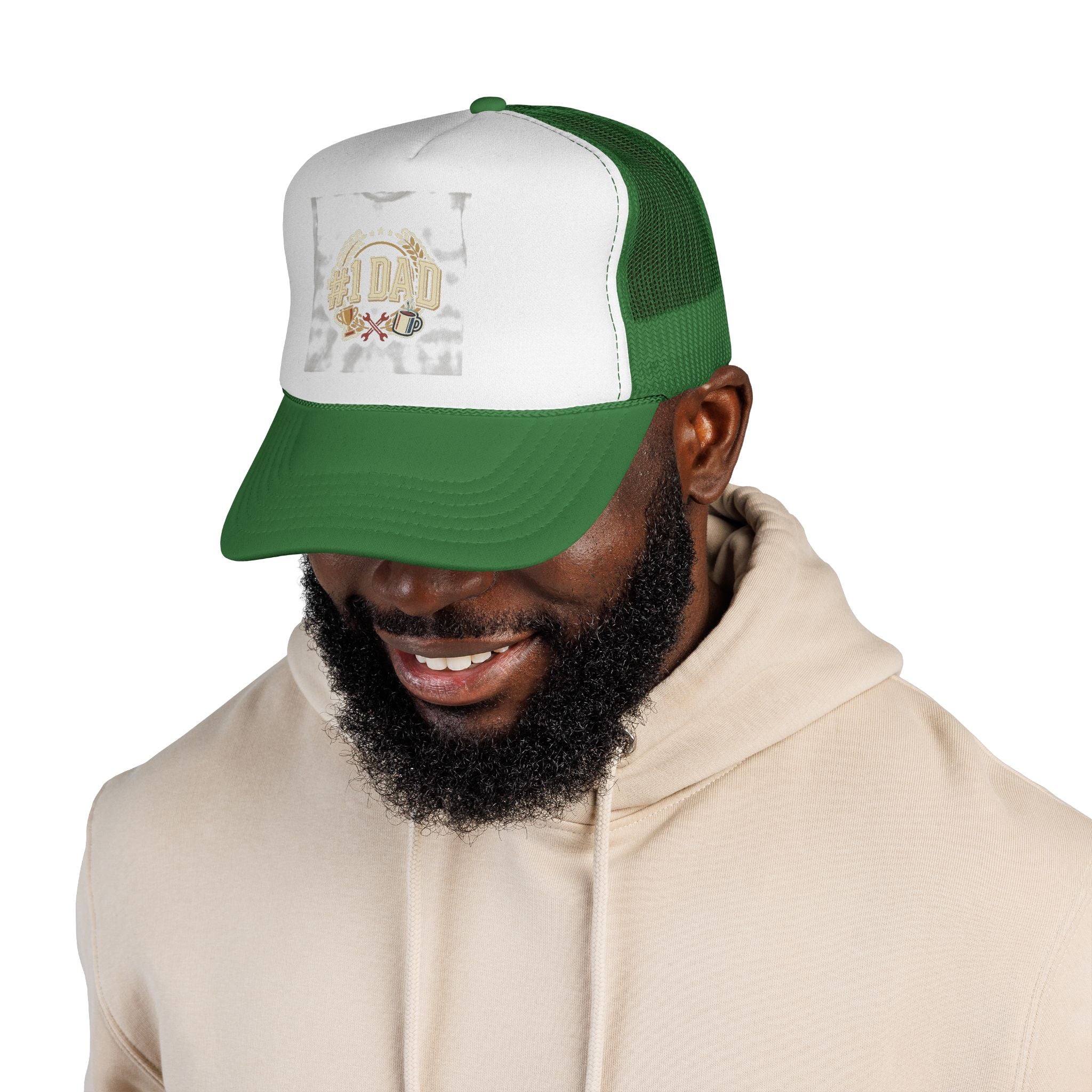 Trucker Cap — Vintage Beer Emblem Design