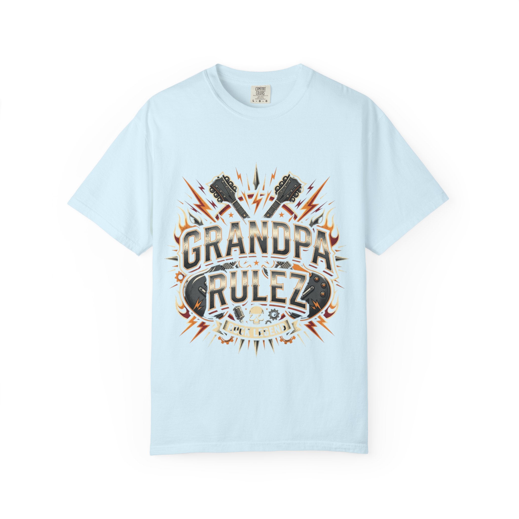 Grandpa Rulez Retro Graphic T-Shirt