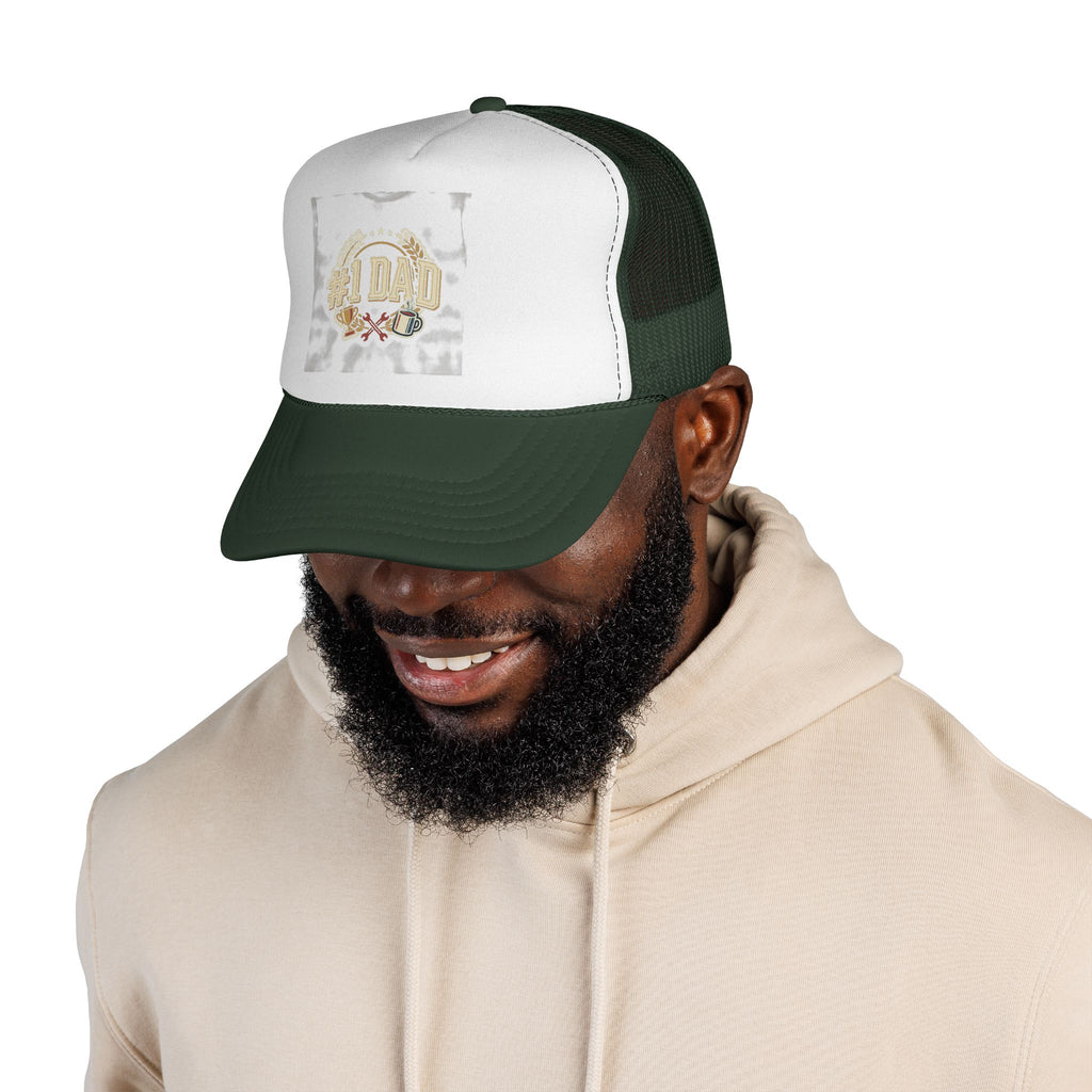Trucker Cap — Vintage Beer Emblem Design
