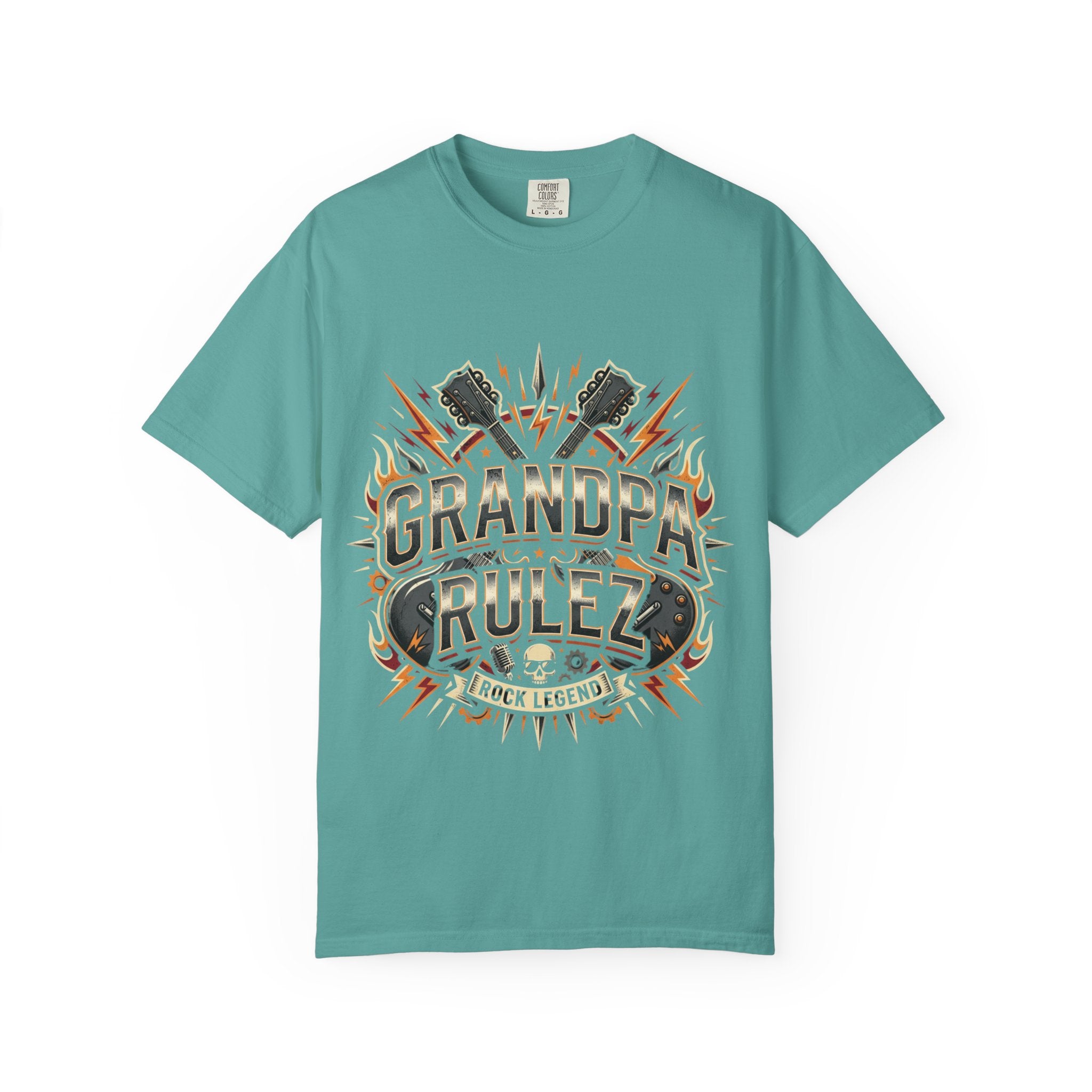 Grandpa Rulez Retro Graphic T-Shirt