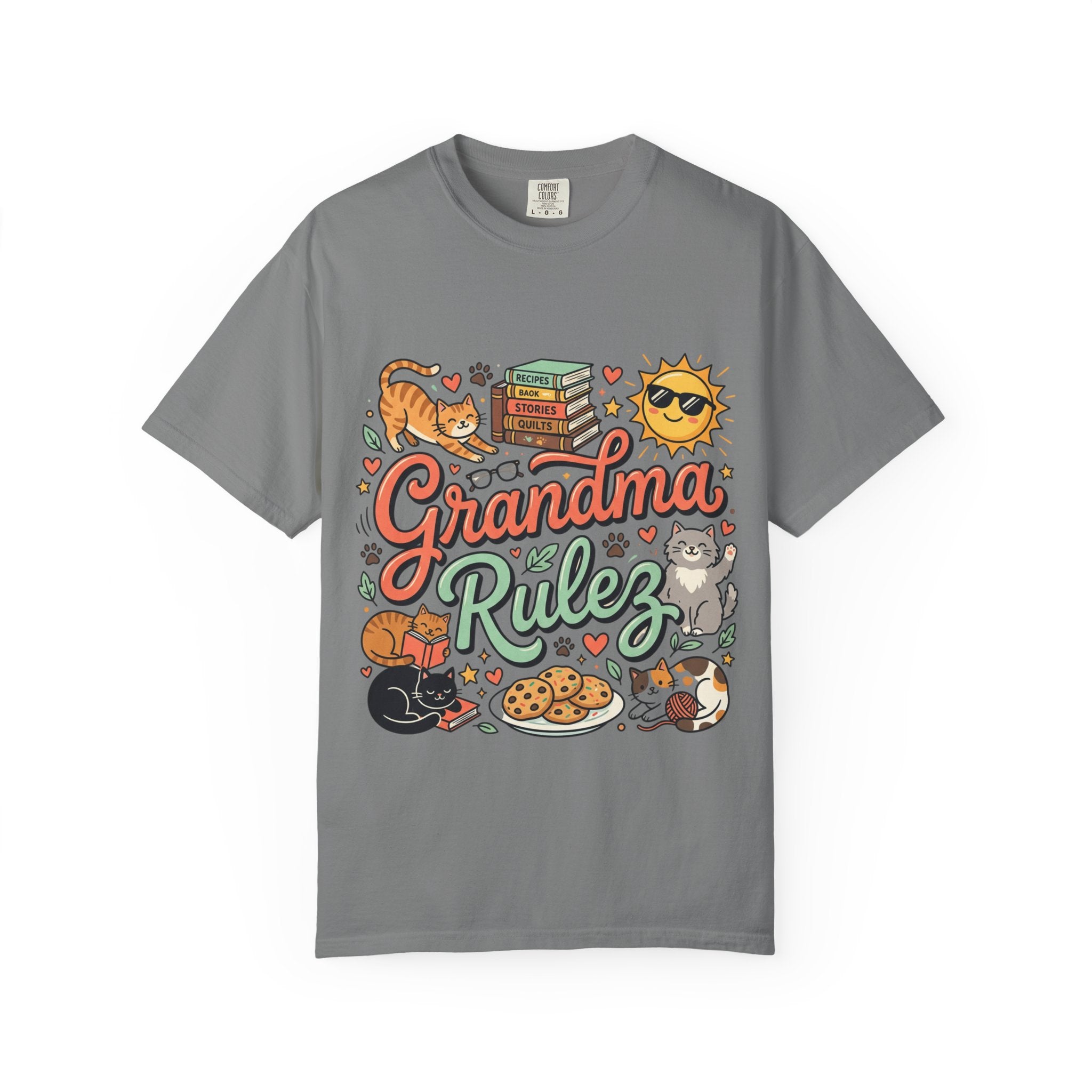 Grandma Rulez Cute Retro T-Shirt