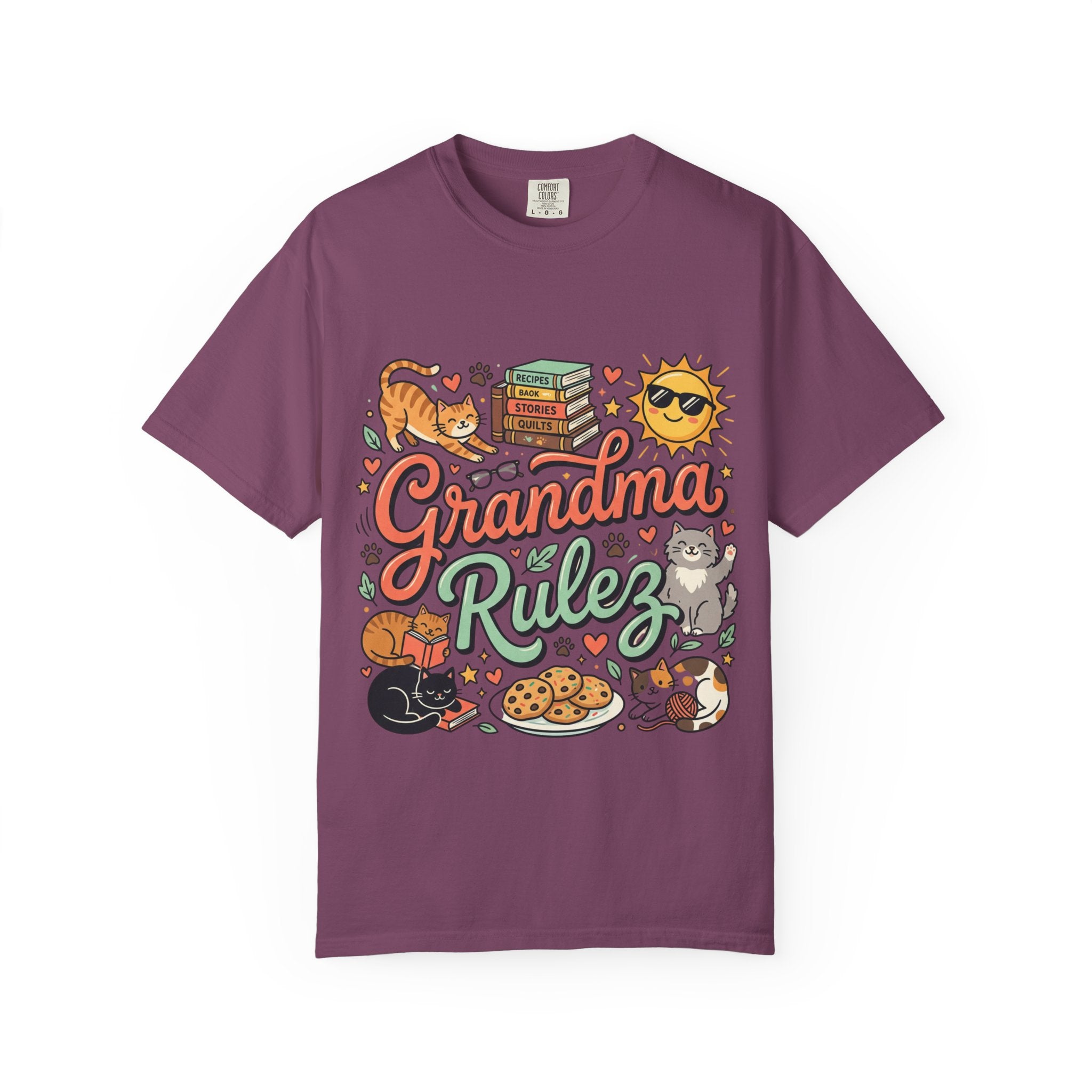 Grandma Rulez Cute Retro T-Shirt