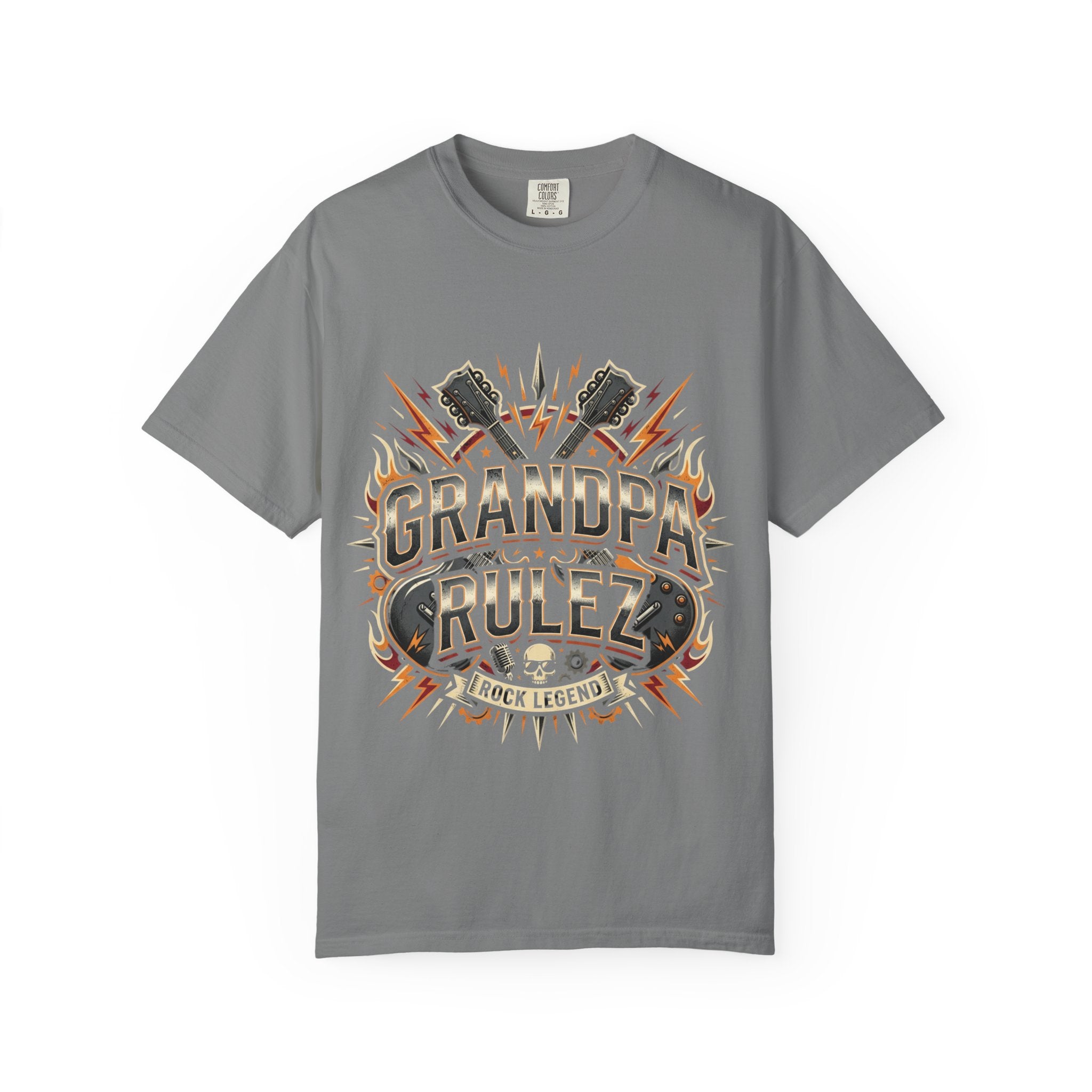 Grandpa Rulez Retro Graphic T-Shirt