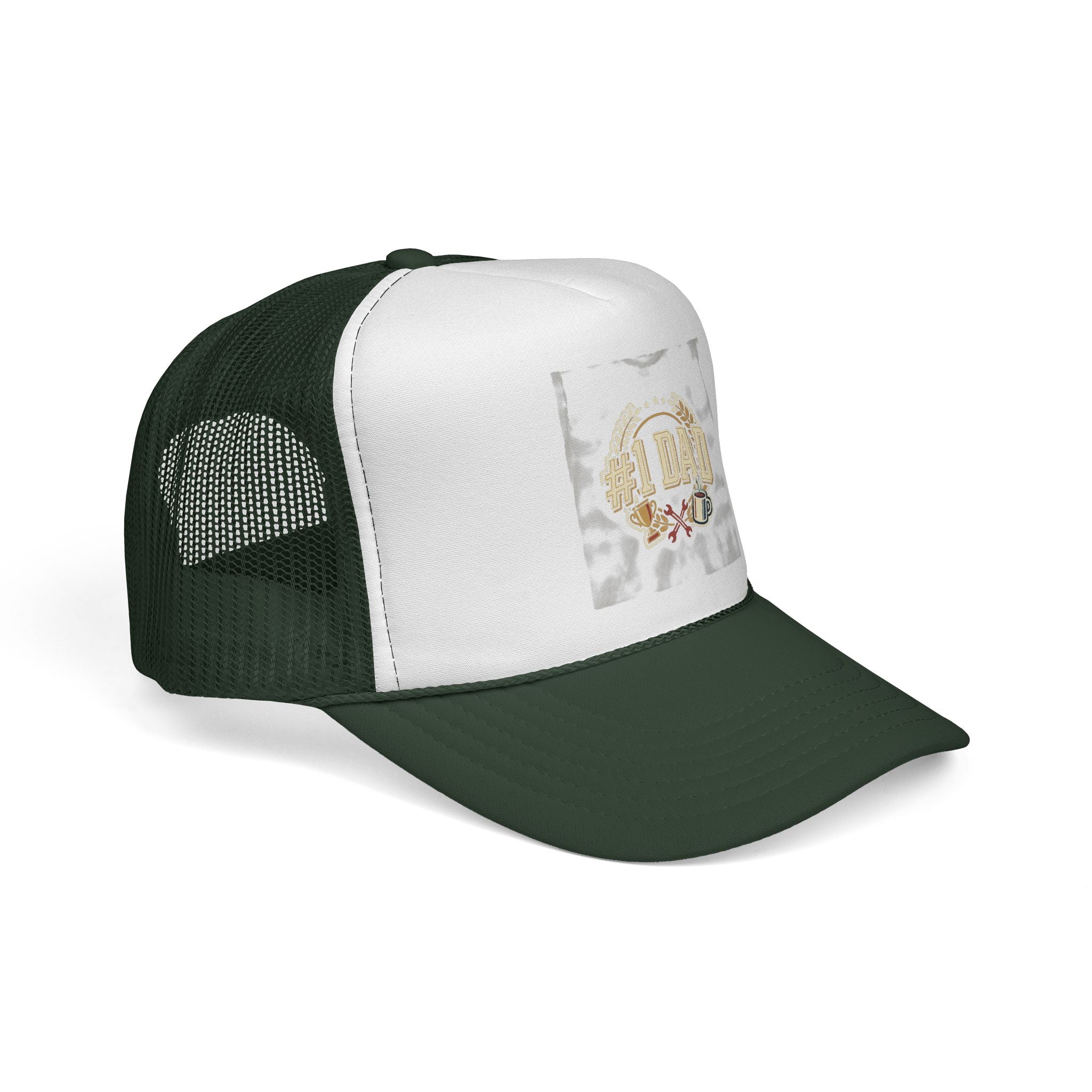 Trucker Cap — Vintage Beer Emblem Design