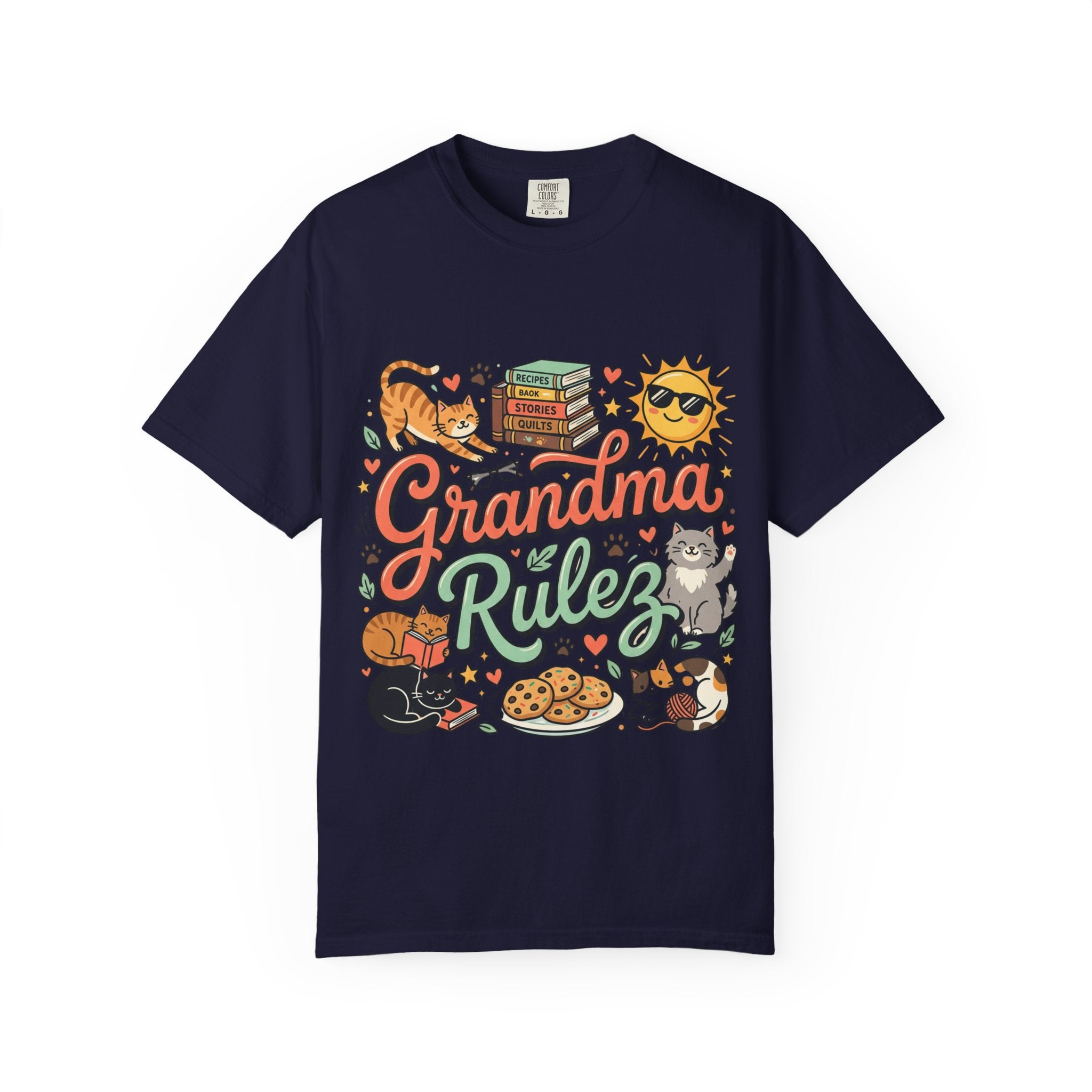 Grandma Rulez Cute Retro T-Shirt