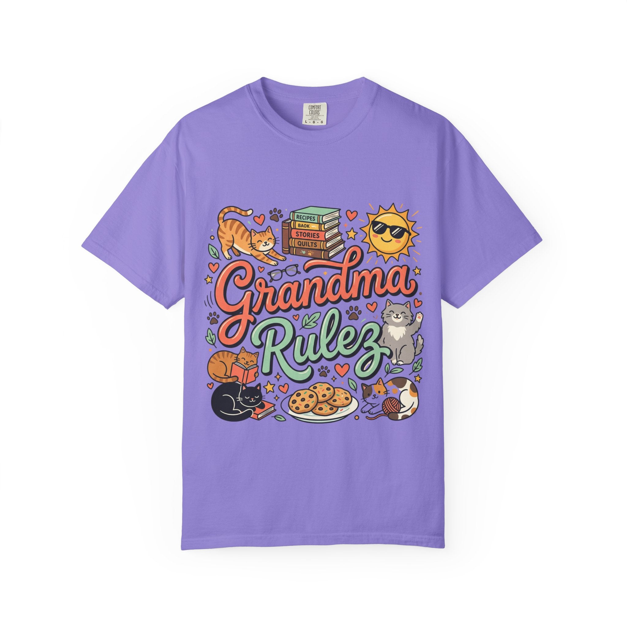 Grandma Rulez Cute Retro T-Shirt