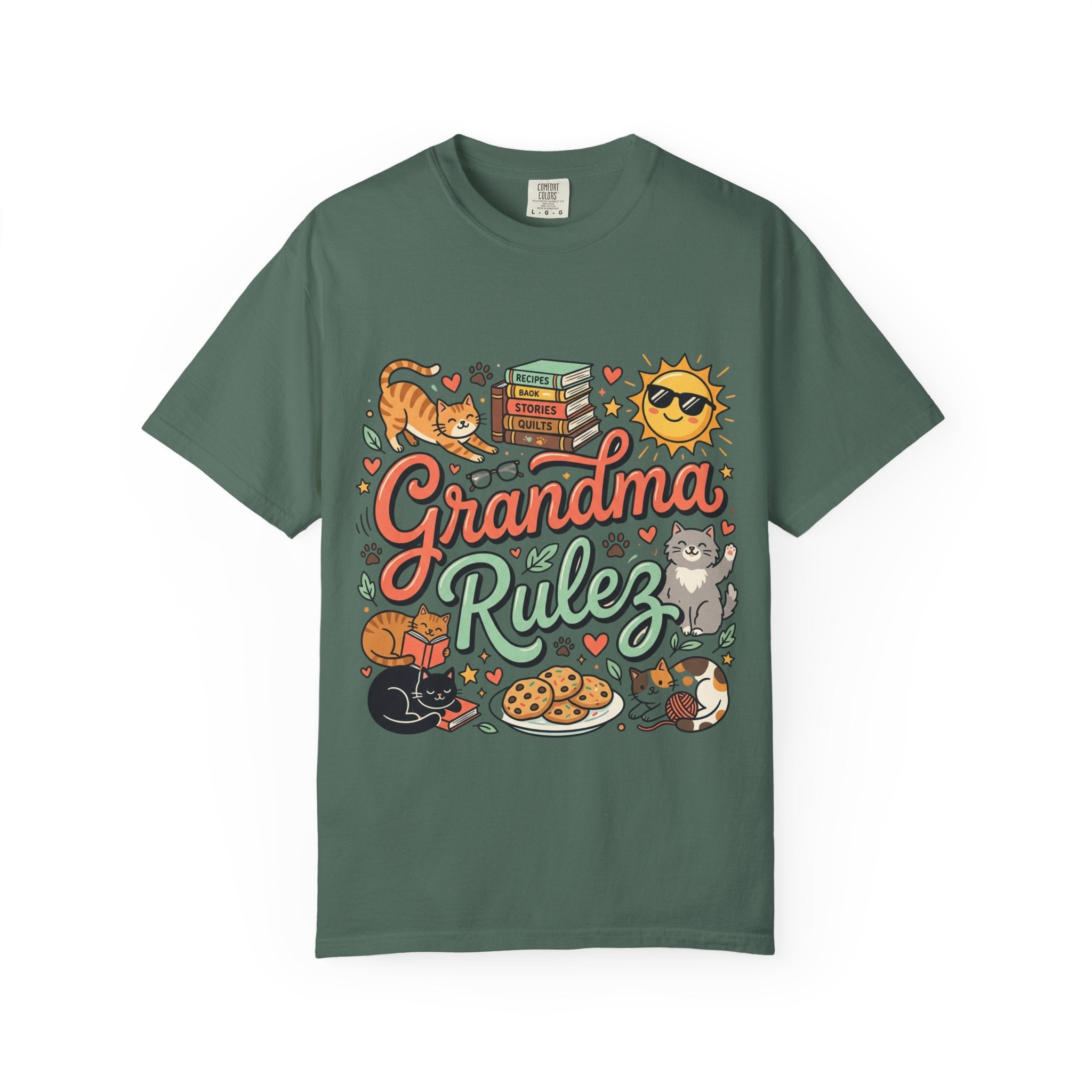 Grandma Rulez Cute Retro T-Shirt