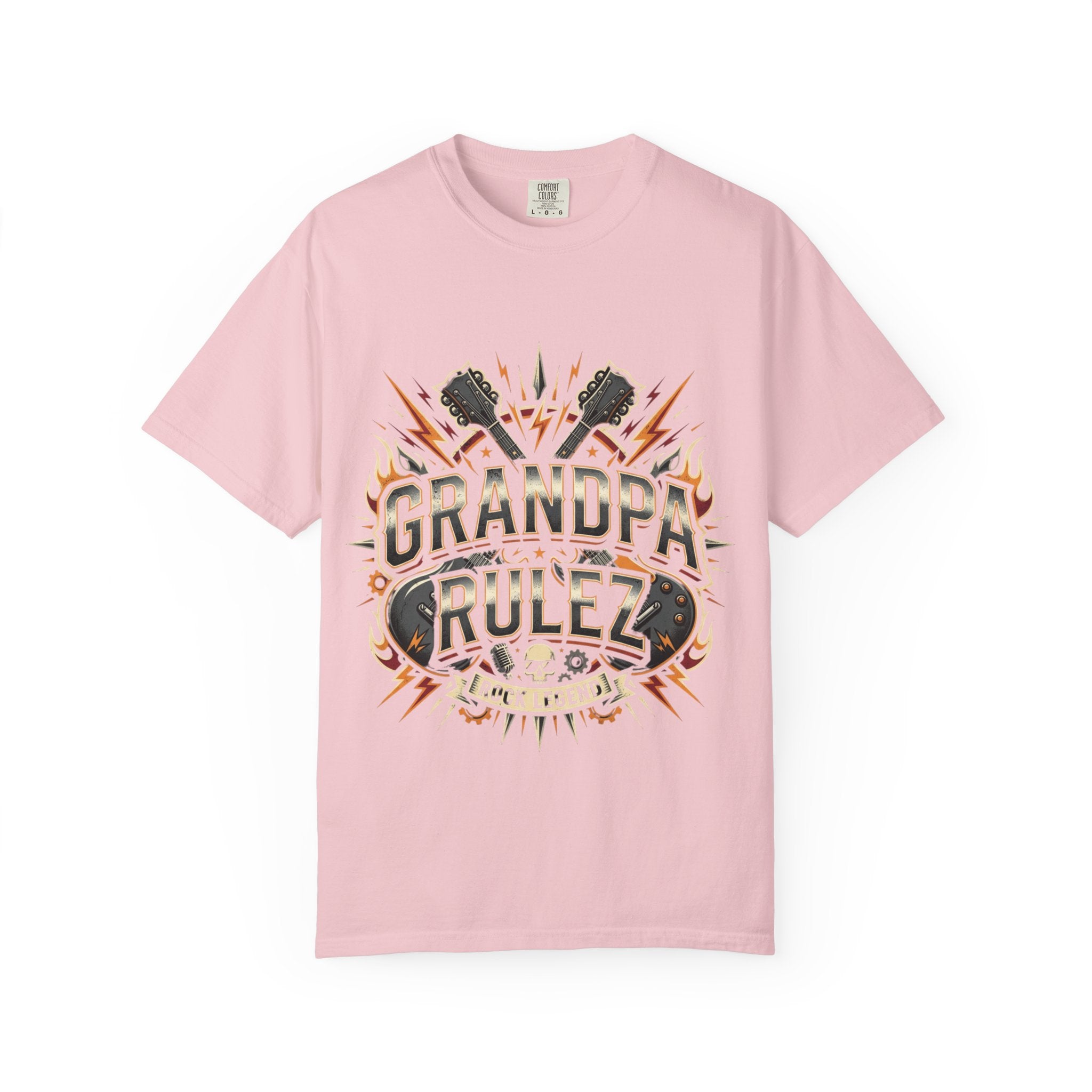 Grandpa Rulez Retro Graphic T-Shirt