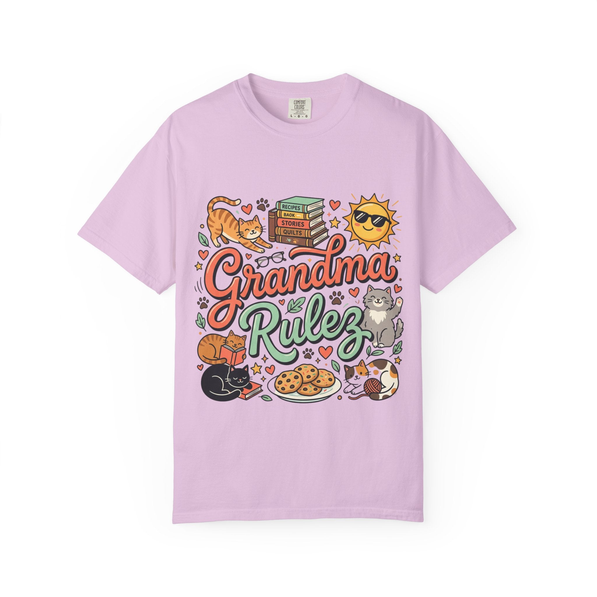 Grandma Rulez Cute Retro T-Shirt