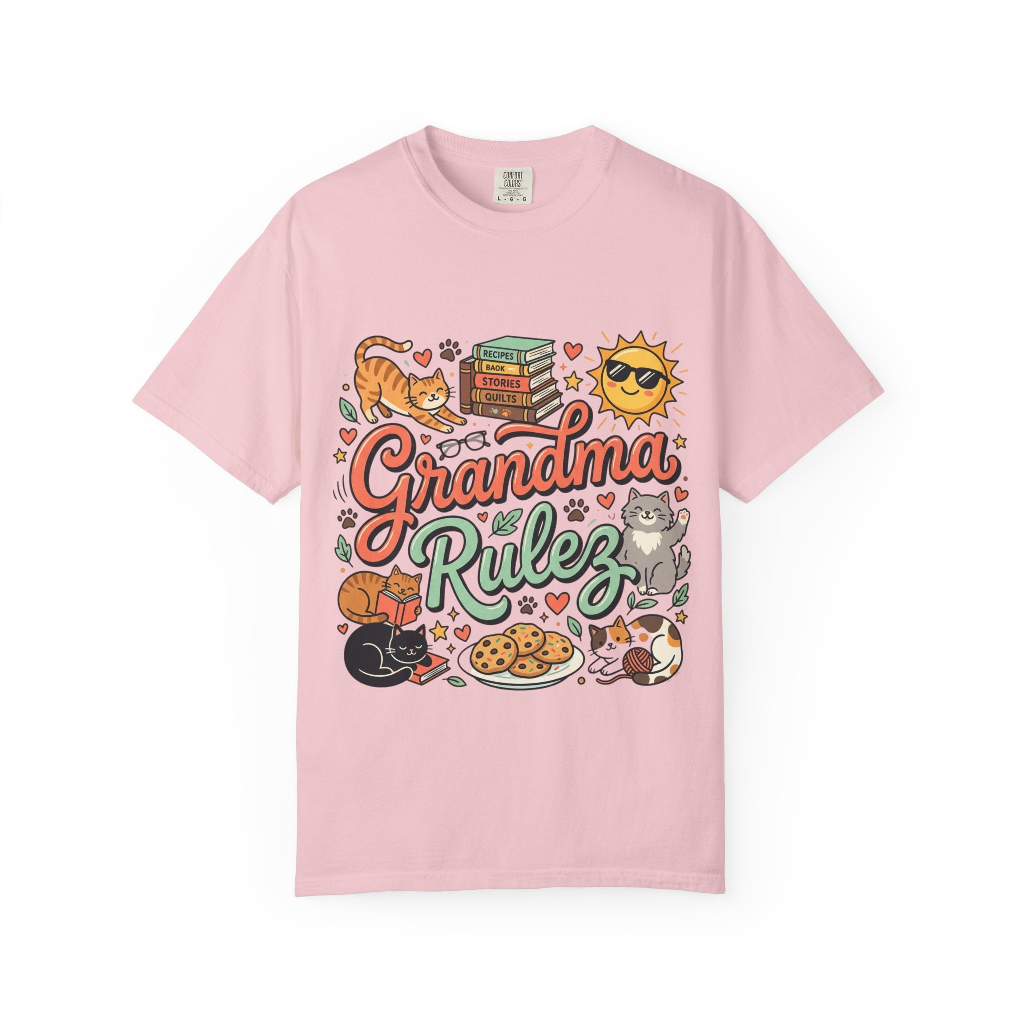 Grandma Rulez Cute Retro T-Shirt