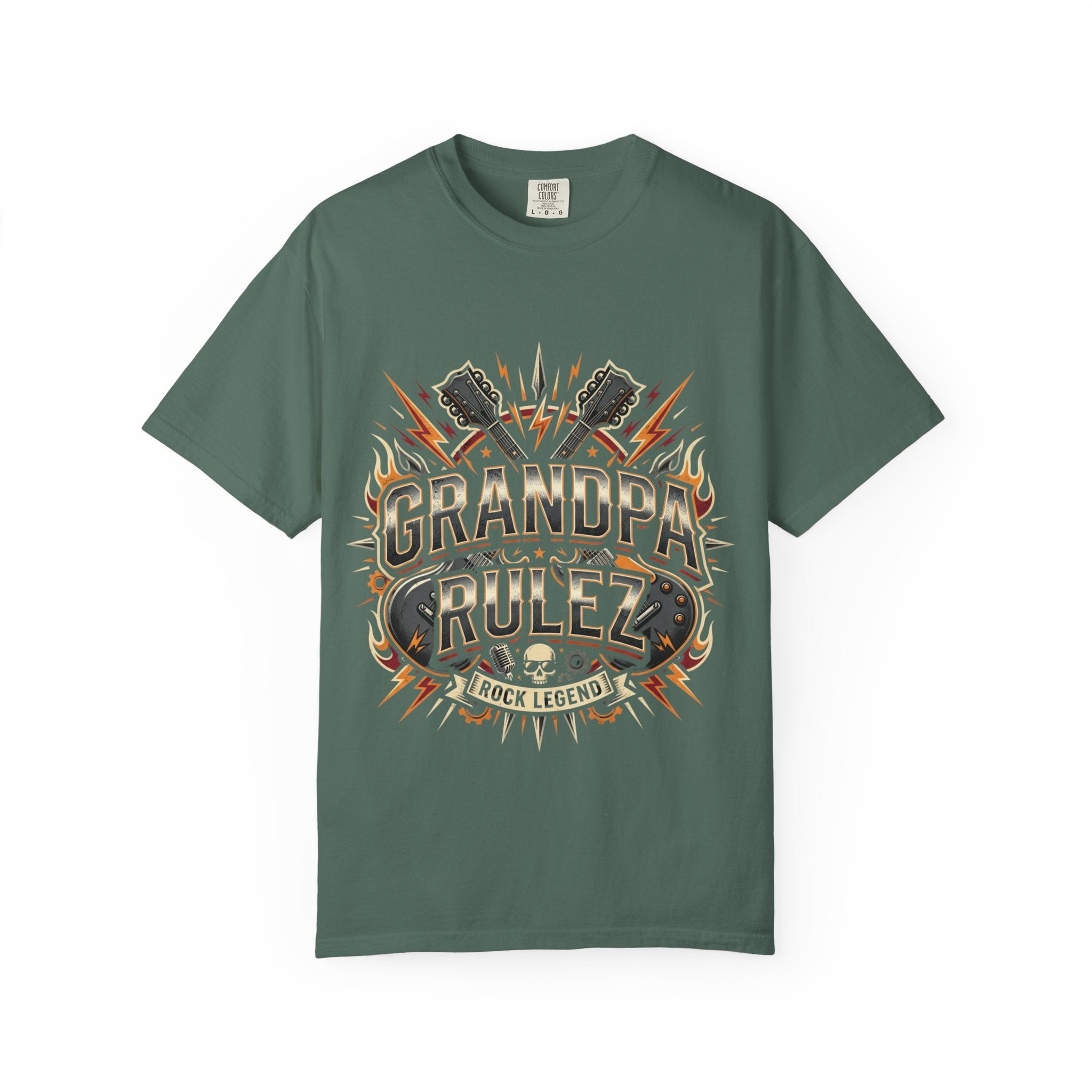 Grandpa Rulez Retro Graphic T-Shirt