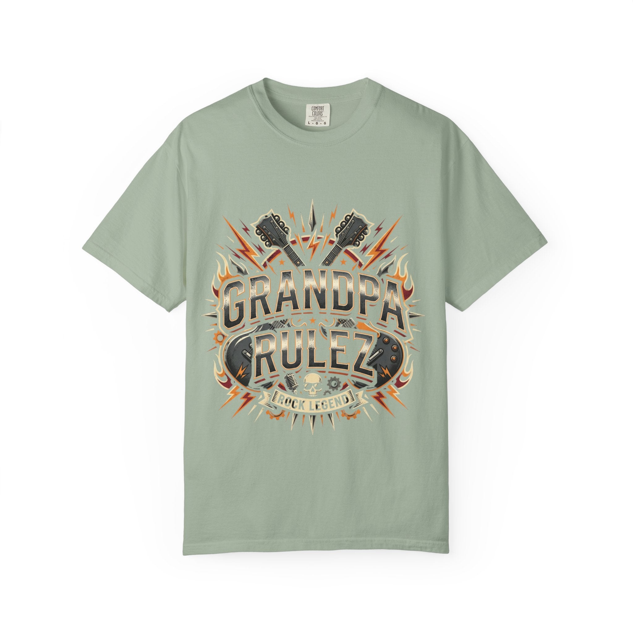 Grandpa Rulez Retro Graphic T-Shirt