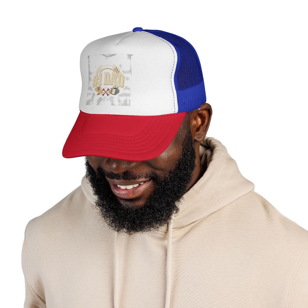 Trucker Cap — Vintage Beer Emblem Design