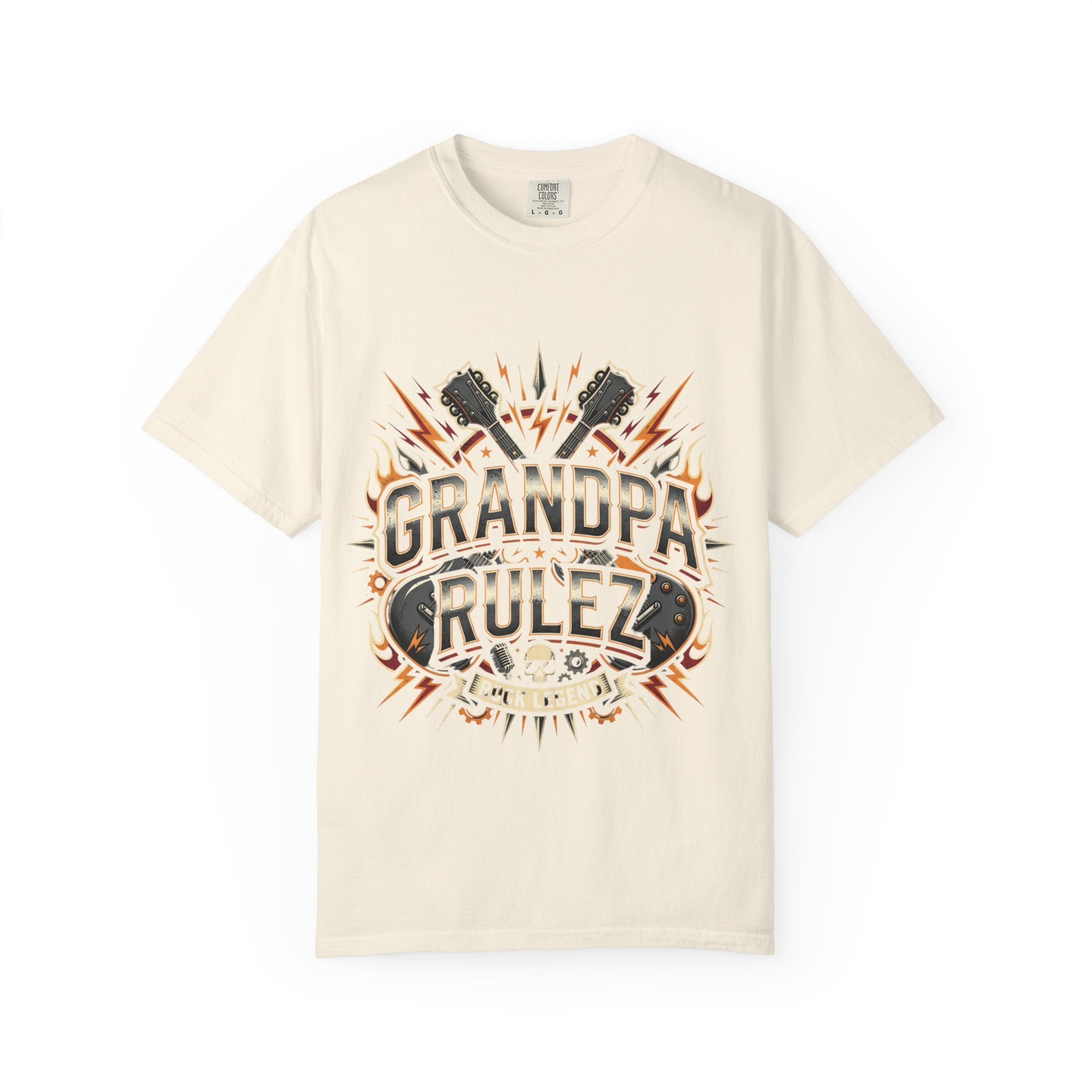 Grandpa Rulez Retro Graphic T-Shirt