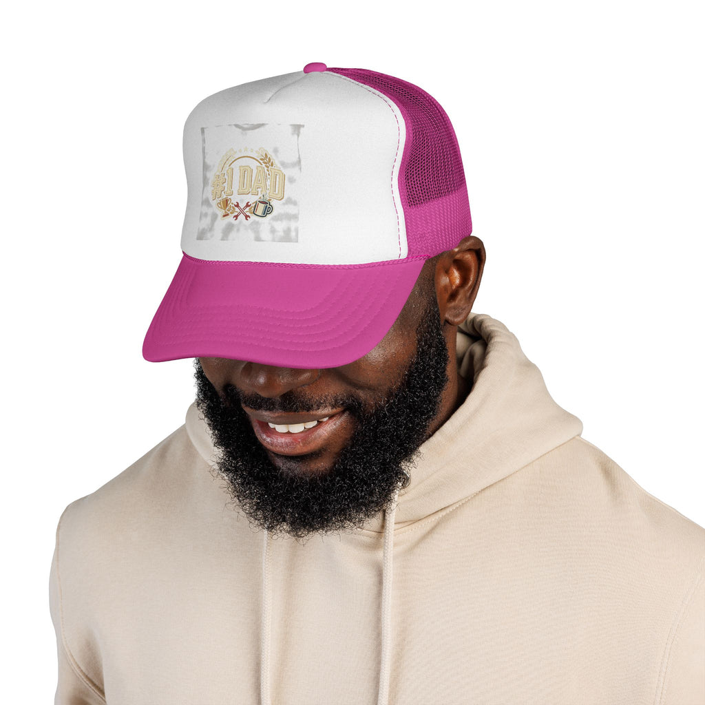 Trucker Cap — Vintage Beer Emblem Design