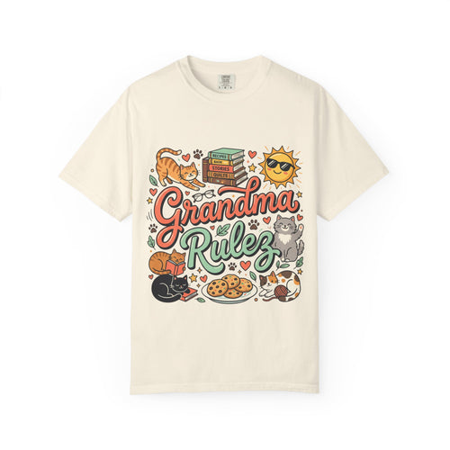 Grandma Rulez Cute Retro T-Shirt