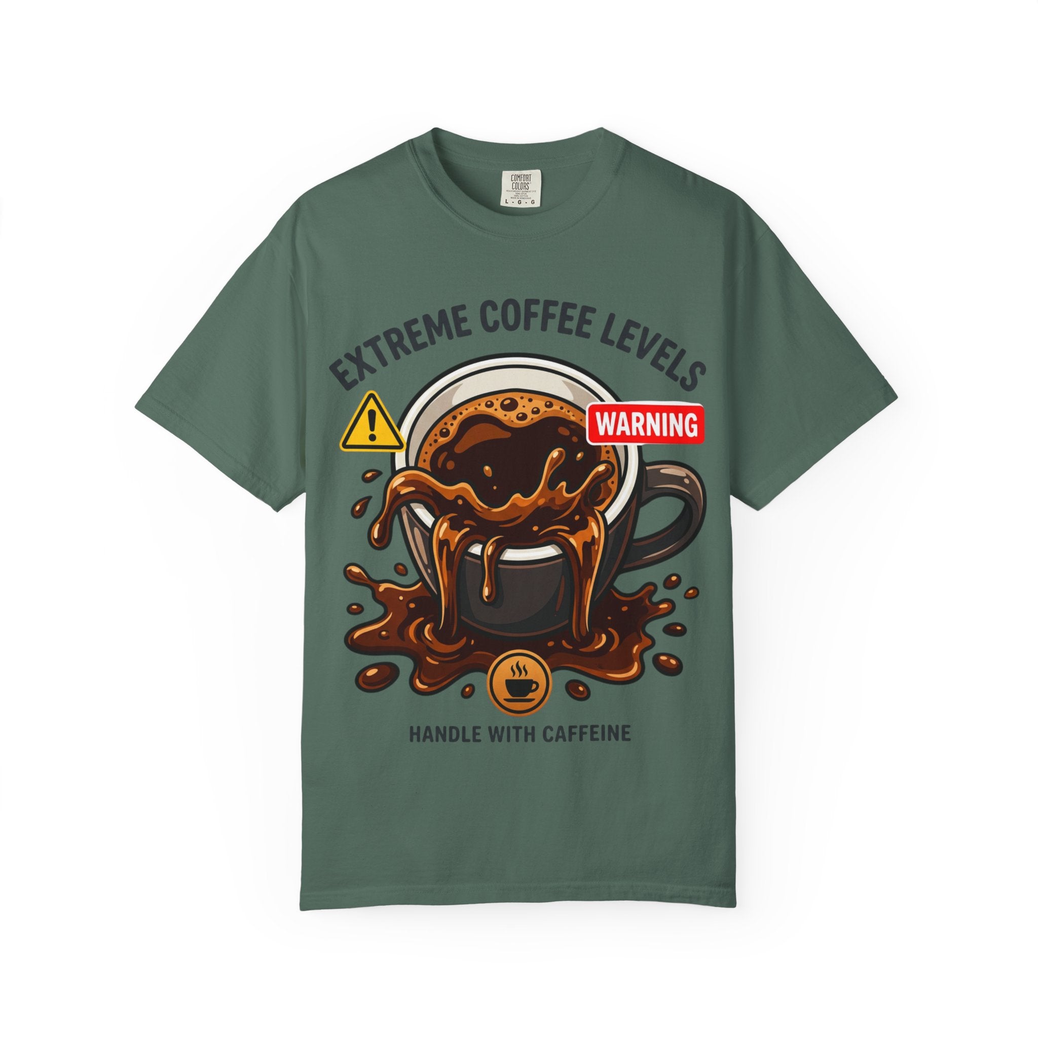 Extreme Coffee Levels Graphic Tee