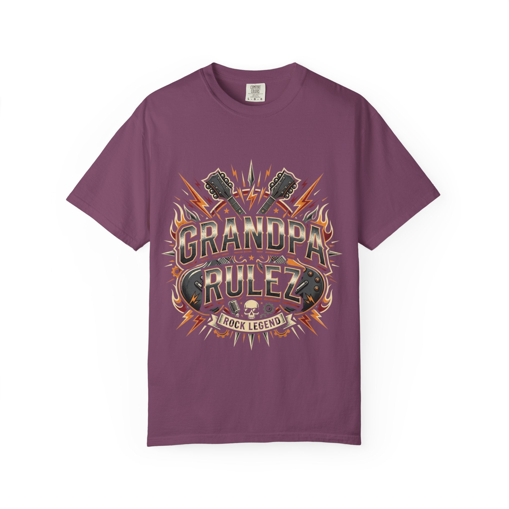 Grandpa Rulez Retro Graphic T-Shirt