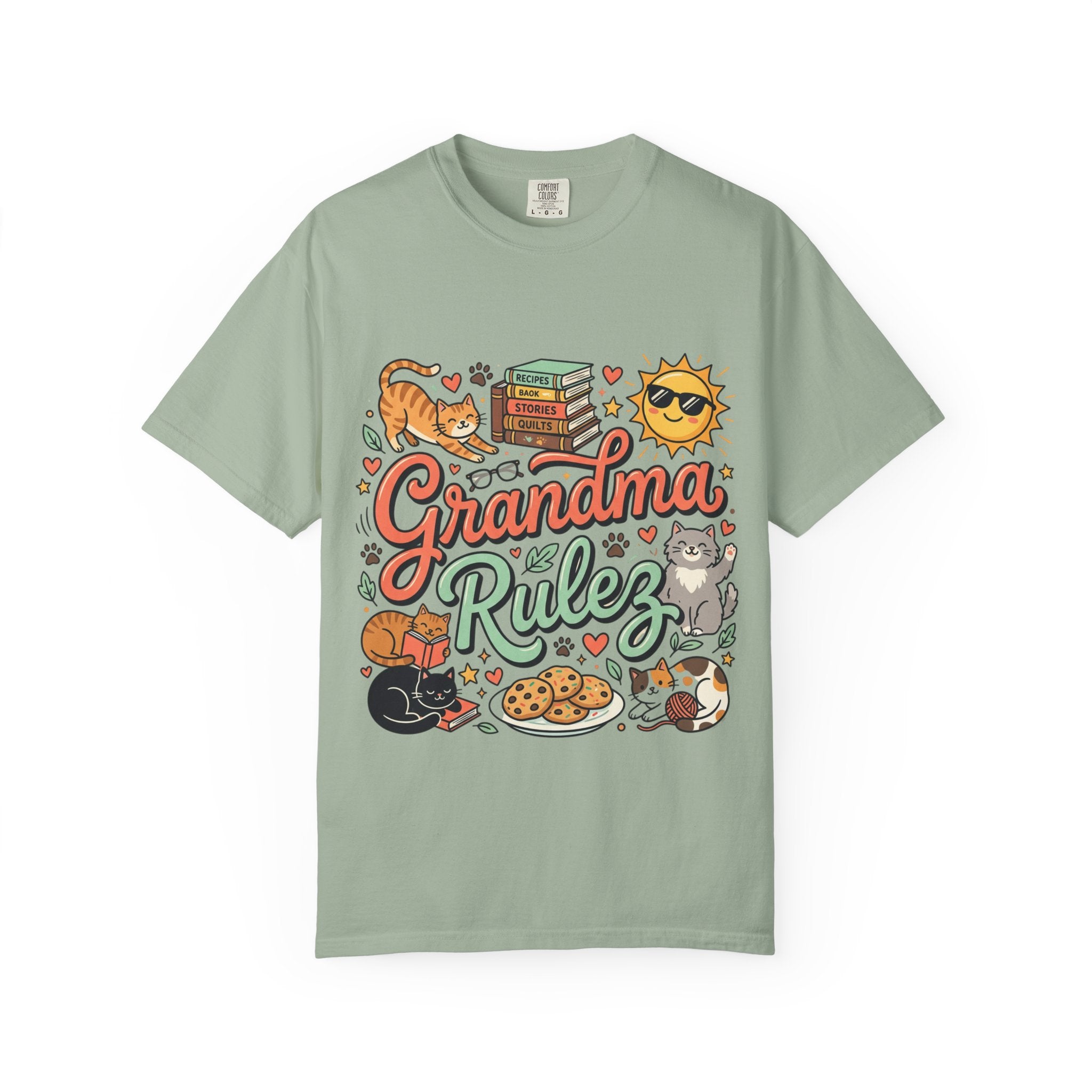 Grandma Rulez Cute Retro T-Shirt